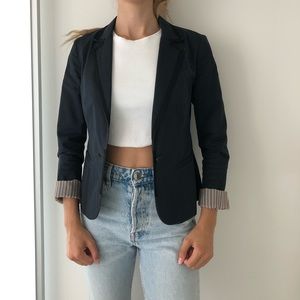 Dark navy blazer
